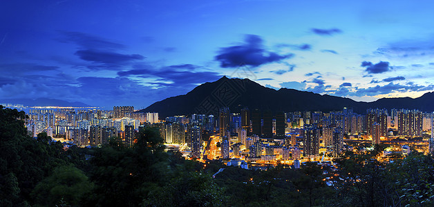 香港市夜景天空摩天大楼建筑学景观市中心城市游客港口天际办公室图片