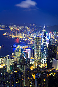 维多利亚山峰的香港文化摩天大楼天际建筑旅行金融城市场景生活天空图片
