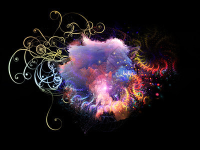 概念设计星云创造力漩涡魔法螺旋辉光幻觉星星元素童话黑色图片