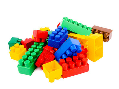 彩色砖块黄色绿色塑料红色玩具乐趣蓝色孩子们孩子棕色图片