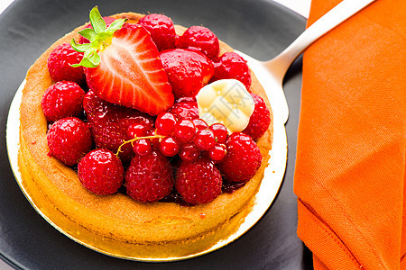水果甜果庆典饼干巧克力面包糖果餐巾浆果生日美食蛋糕图片