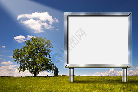 乡边的大铬牌广告牌民众农业金属天空宣传招牌海报环境指示牌横幅图片
