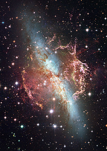 空间中的恒星字段绘画紫色天文学插图星系场地气体星座科学纺纱图片