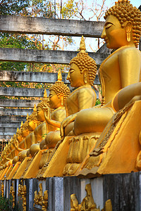 泰国寺庙的佛像上帝艺术雕像智慧金子宗教信仰文化传统旅行图片