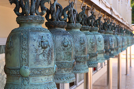 泰国寺庙的钟声图片