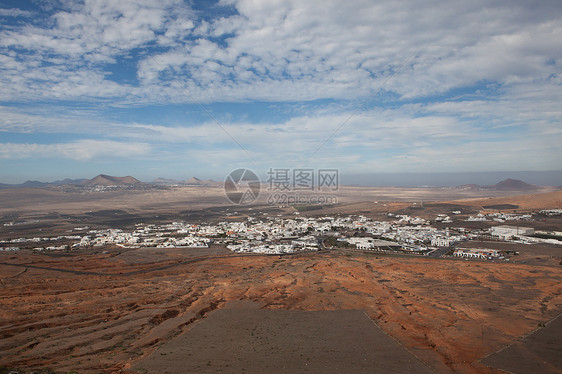 兰萨罗特的某个地方沙漠骨灰爬坡旅行阳光自然元素日光海滩荒野时间图片