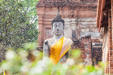 寺庙的佛像石头雕塑宗教游客地标历史旅游雕像教派国王图片