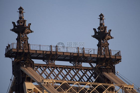 Roosvelt岛大桥的顶层细节图片