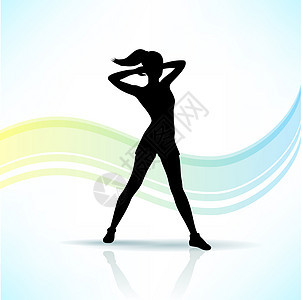 运动 健身妇女短休活动练习白色瑜伽灵活性行动成人肌肉福利重量图片