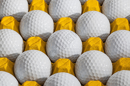 高尔夫球静物黄色运动背景图片