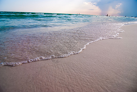 Florida海滩场景游客运输水域公寓休闲闲暇海水图片