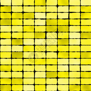 黄色马赛克瓷砖无缝天结的图案- 背景图片