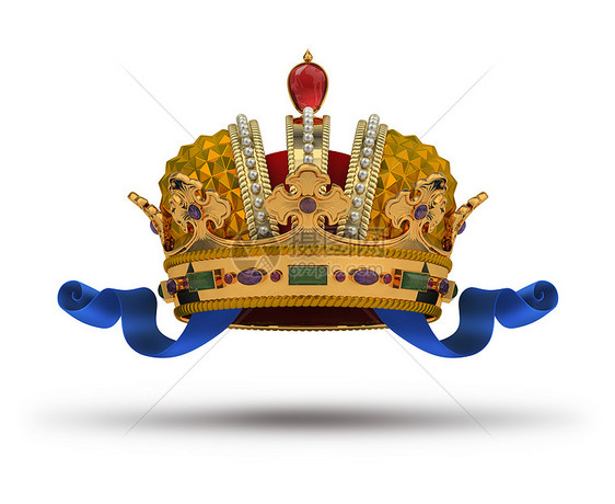 皇家王王国丝带奢华红宝石珠光白色贵族天鹅绒财富珠宝图片