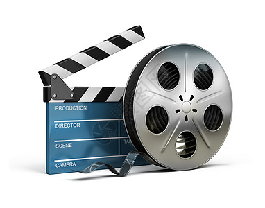 电影拍摄和胶带团体盒子插图圆圈记录乐器记板摄影艺术光盘图片