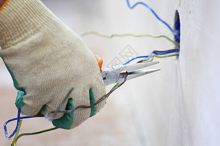 工人放电线房子建造职业绝缘服务安装电工工具技术技术员图片