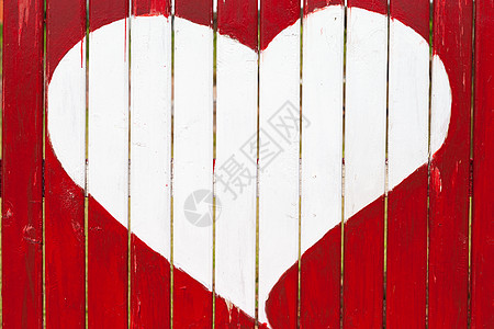 旧木墙上的爱情符号图片
