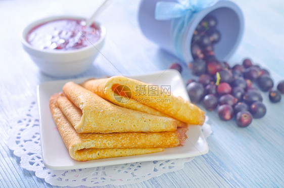 煎饼饼用具食物糕点平底锅小吃饼子折叠美食蛋糕牛奶图片