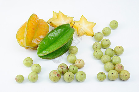 印度鹅莓和恒星水果图片