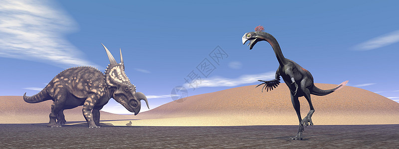 两只恐龙身体蜥蜴脊椎动物公园泰坦侏罗纪时代灭绝动物古生物学图片