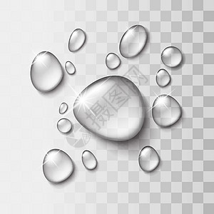 透明水滴宏观艺术插图气泡反射生态白色环境液体雨滴图片