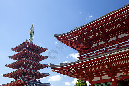 浅草寺宝塔地标建筑物文化建筑学浅草广场观光吸引力神社图片