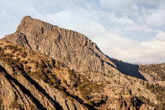 东Mt Jade山峰吸引力登山土地风景场景阳光旅游顶峰国家环境图片