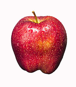 红新苹果果汁茶点白色美味水果红色营养植物食物甜点图片