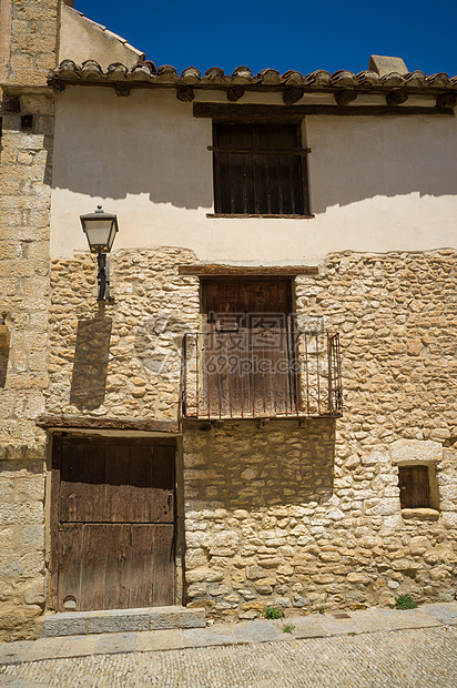 中世纪表面村庄房屋地标历史性建筑物鹅卵石建筑学街道遗产图片