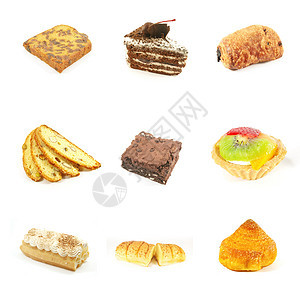 糕点和蛋糕口味工匠奶油烘烤味道面包香草美食食物饼干图片