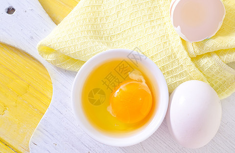 生蛋蛋白蛋黄剪裁食谱生活彩色食物宏观主食照片图片
