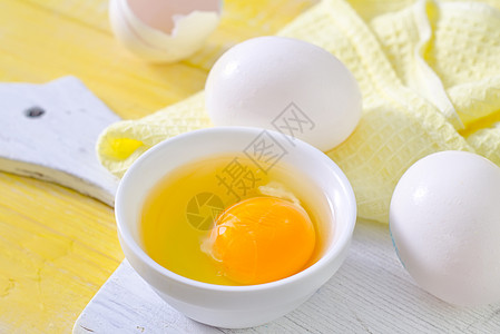 生蛋剪裁生活蛋黄宏观蛋壳液体蛋白橙子美食厨房图片