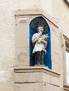 德国陶伯比肖夫海姆角落雕刻建筑宗教城市牧师雕像之路部长旅游图片