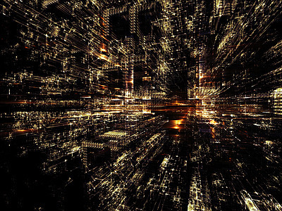 分形世界之路科学网格技术城市工业矩形建筑学几何学建筑图片