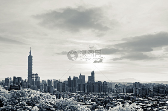 101个摩天大楼的城市风景场景植物市中心首都建筑摄影商业景观天堂旅行图片