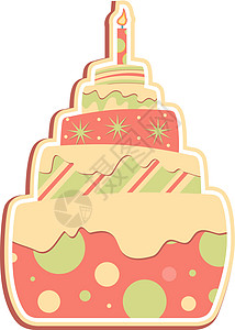 层饼婴儿美食星星条纹邀请函庆典食物婚礼生日公告背景图片