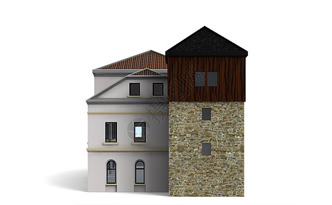 Borbeck 3号城堡女性建筑风格砂岩波峰风格住宅渲染主义者建筑学视觉图片
