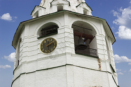 铃扎尔克里姆林宫的钟塔和钟表图片