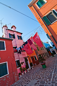 意大利布罗拉诺威尼斯岛建筑学风光地方风景文化反射目的地游客建筑都市图片
