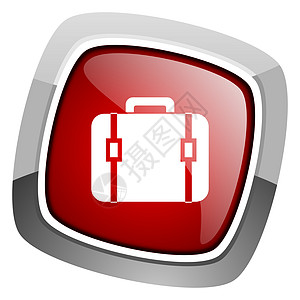 行李图标标签红色酒店正方形旅行按钮航空公司合金钥匙游客图片