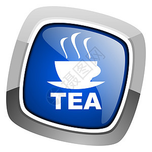 茶茶图标商业网络薄荷按钮蓝色正方形酒吧杯子钥匙厨房图片