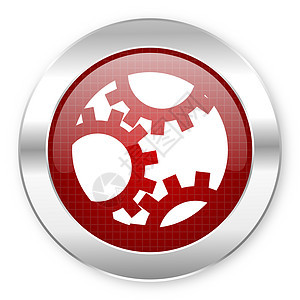 齿轮图标工程机械钥匙仪表红色引擎工具服务乐器网络图片