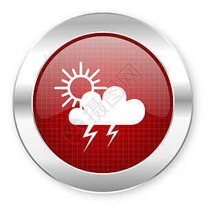 暴雨图标气候商业横幅红色气氛下雨互联网钥匙温度预测图片