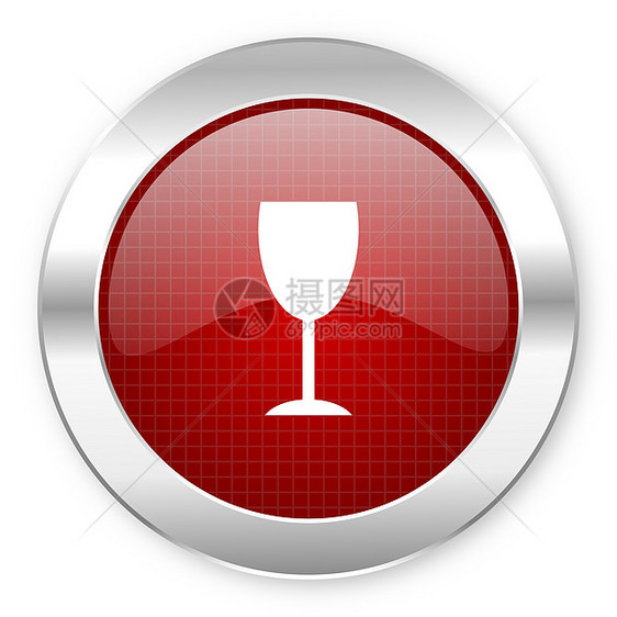 玻璃图标合金红色藤蔓钥匙按钮横幅店铺网络酒吧香槟图片