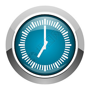 时钟图标蓝色闹钟小时倒数警报互联网计时器塞子时间钥匙图片