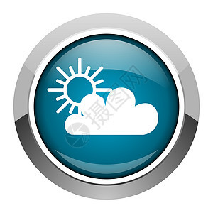 天气预报图标互联网温度晴雨表预测气象多云商业蓝色钥匙按钮图片