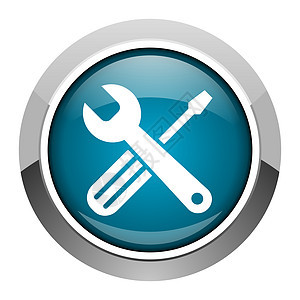 工具工具图标网络服务仪表工程机械作坊锤子技术商业蓝色图片