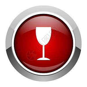 玻璃图标商业酒精网络餐厅藤蔓按钮香槟合金圆圈横幅图片