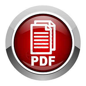 pdf 图标网络格式档案红色下载依恋互联网杂志圆圈办公室图片