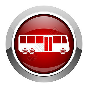 公共汽车图标城市红色汽车旅游商业运输合金假期车辆横幅图片