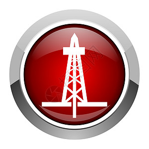 钻井图标钥匙钻机商业石油炼油厂按钮活力圆圈安装互联网图片